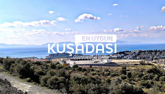 KUŞADASINDA SATILIK  FULL DENİZ MANZARALI SIFIR 1+1 DAİRE